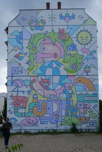 Paint building, Leipzig.