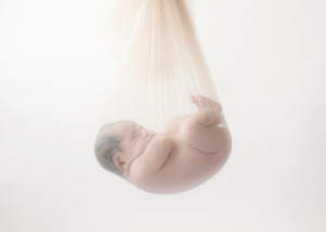 just as she was in the womb