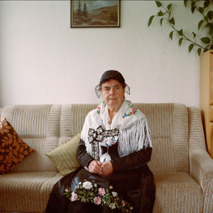 Julita Schweikart, Black Forest, 2014. From the series: The last women in their traditional peasant garbs
