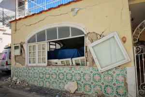 All the buildings are not accessible, people left their houses and there are ruins everywhere