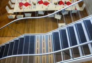 Stairs after lunch
