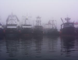 Ghost Ships in the fog