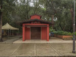 Rest house in the forest
