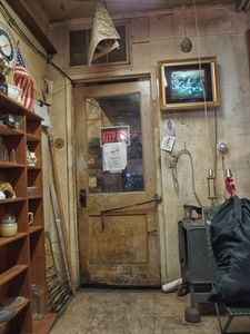Back room at Marty's Second Hand Goods store