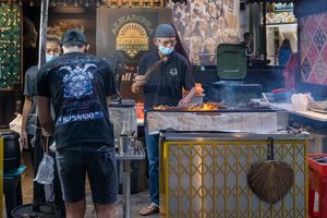 Satay stall