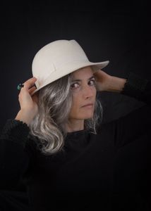 The white hat...