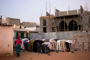 Friday prayer in Yoff, Dakar.