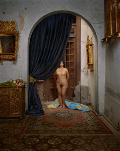 Pilar, from the series Virgenes de la Puerta, 52"x42", 2015
