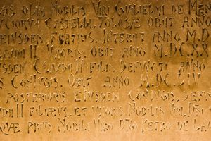 Chiseled Calligraphy. Le Baux, France. © David Gardner