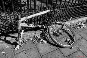 Bicycles abandoned in Soho, London | 04