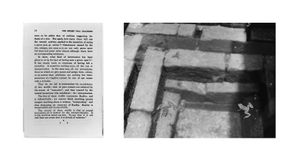 L: "The secret oral teachings in Tibetan Buddhist sects" (Alexandra David-Neel and Lama Yongden, 1971)/  R: near Baijnath, H.P., 1996, from "Notes from the Stone-Paved Path"  © 2003, Lewis Koch