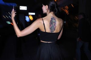 tattoo selfie