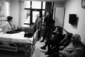 Waiting for the Operation in her Room