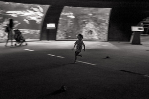 Always running.