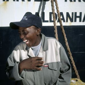 Hake fishing, Saldhana, South Africa.