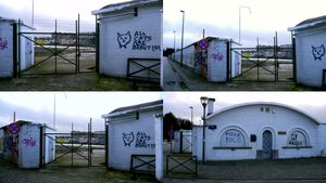 Anderlecht, digue du canal.