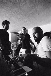 Alessandro "You got it". Daniele playing his Tiger Keyboard.