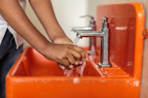 Washing hands
