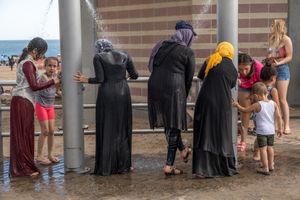 Shower Time At Coney