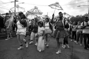 Three Generations of Second Line Dancers