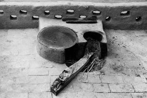 An outside kitchenette | Dhanda, Punjab.
