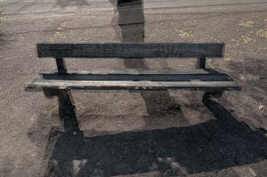 Three old benches, Helsinki, 2011