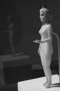 Goddess Sees through amber eyes