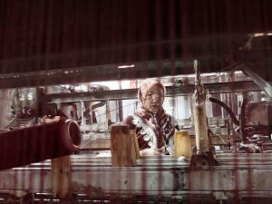 Weaving mill, Central Java.