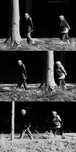 As time goes by.