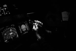 Blue nails at 37000'