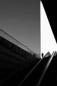 Entrée du métro à "La Défense"