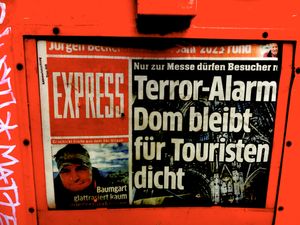 "Terror Alert. Cathedral closed"