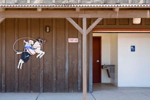 Restrooms, Zia Regional Rodeo, Santa Fe, New Mexico 2013