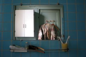 Bathroom Scene (Mirror), October 2005