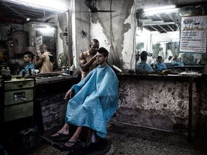 Haircut salon