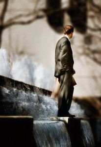 Man in Fountain   © Seán Duggan