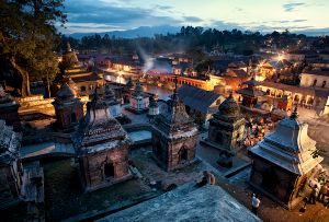 Kathmandu, Nepal: Pashupatinath Temple, one of the most important Hindu temples dedicated to Shiva. © Matjaz Krivic
