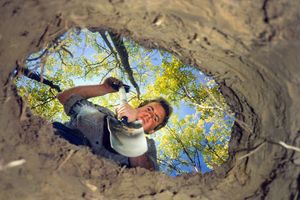 Self-portrait, Fairbanks, Alaska, 1992
