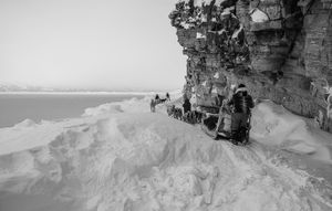 Making our way to the settlement Siorapaluk