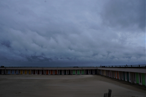 Beach cabins, Le Touquet-Paris-Plage.