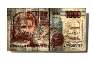 ITALIEN 1000 LIRE rear, 1990