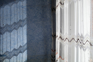 Curtain in the hallway