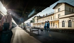 Praha-Vršovice Railway Station (1880–1882)