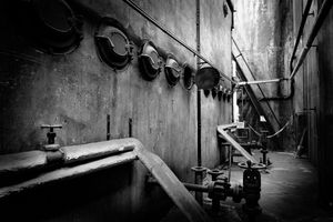 Steam Drum Access Ports - West Passageway