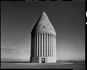 Radkan tomb tower, and possible solar observatory, built 1261 AD. Khorasan Province, Iran, 2015.