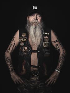 A Biker's World - "The flame biker"