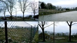 Anderlecht, digue du canal.