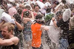 Pillow Fight Day