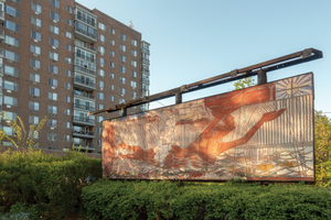 The heroine of the Niagara Falls sacrifice is also known as the “Maid of the Mist.” Polish artist Joseph Slawinski created this 20-foot concrete mural based on the legend.