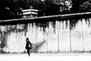 Along at the Berlin Wall